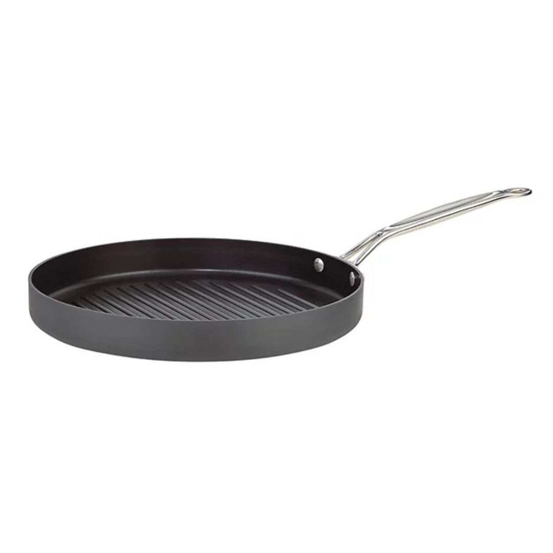 12" Cuisinart Classic Nonstick Hard Anodized Aluminum Round Grill Pan