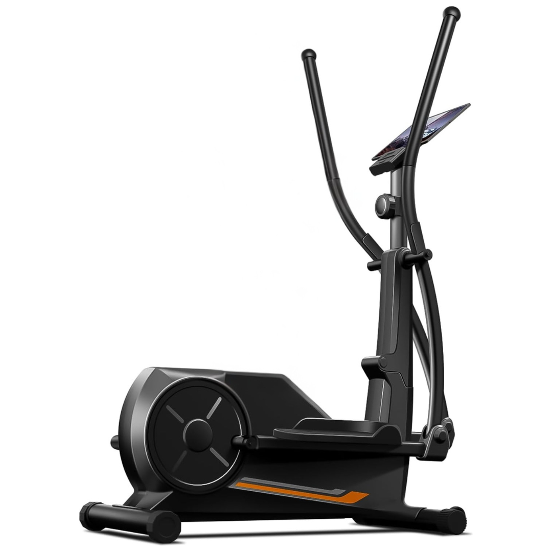 Compact Elliptical Exercise Machine With LCD Monitor