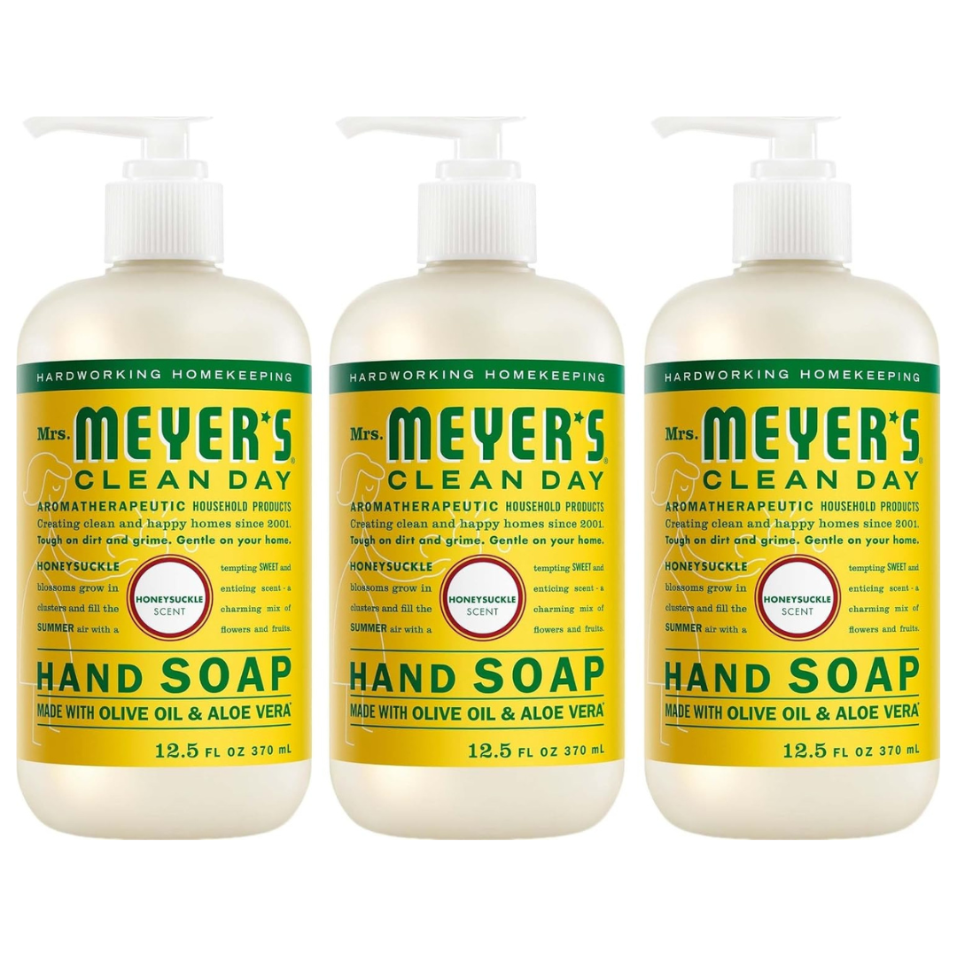 3-Pack 12.5-Oz MRS. Meyer's Clean Day Hand Soap W/ Essential Oils
