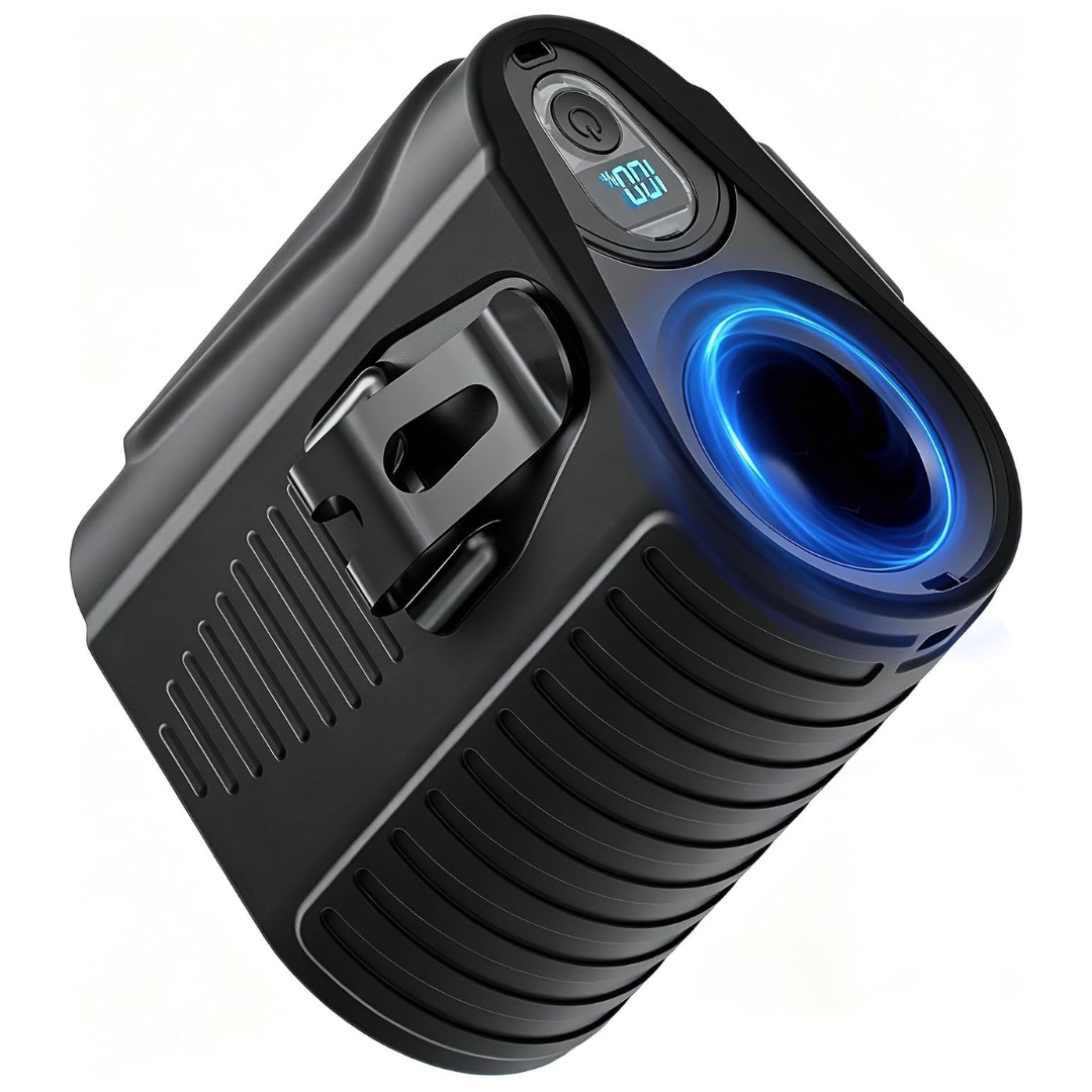 19000 RPM 5-Speed Rechargeable Portable Waist Fan With 5200mAh Battery