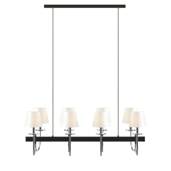 Fairmount 8-Light Traditional Chandelier With Drum Shades