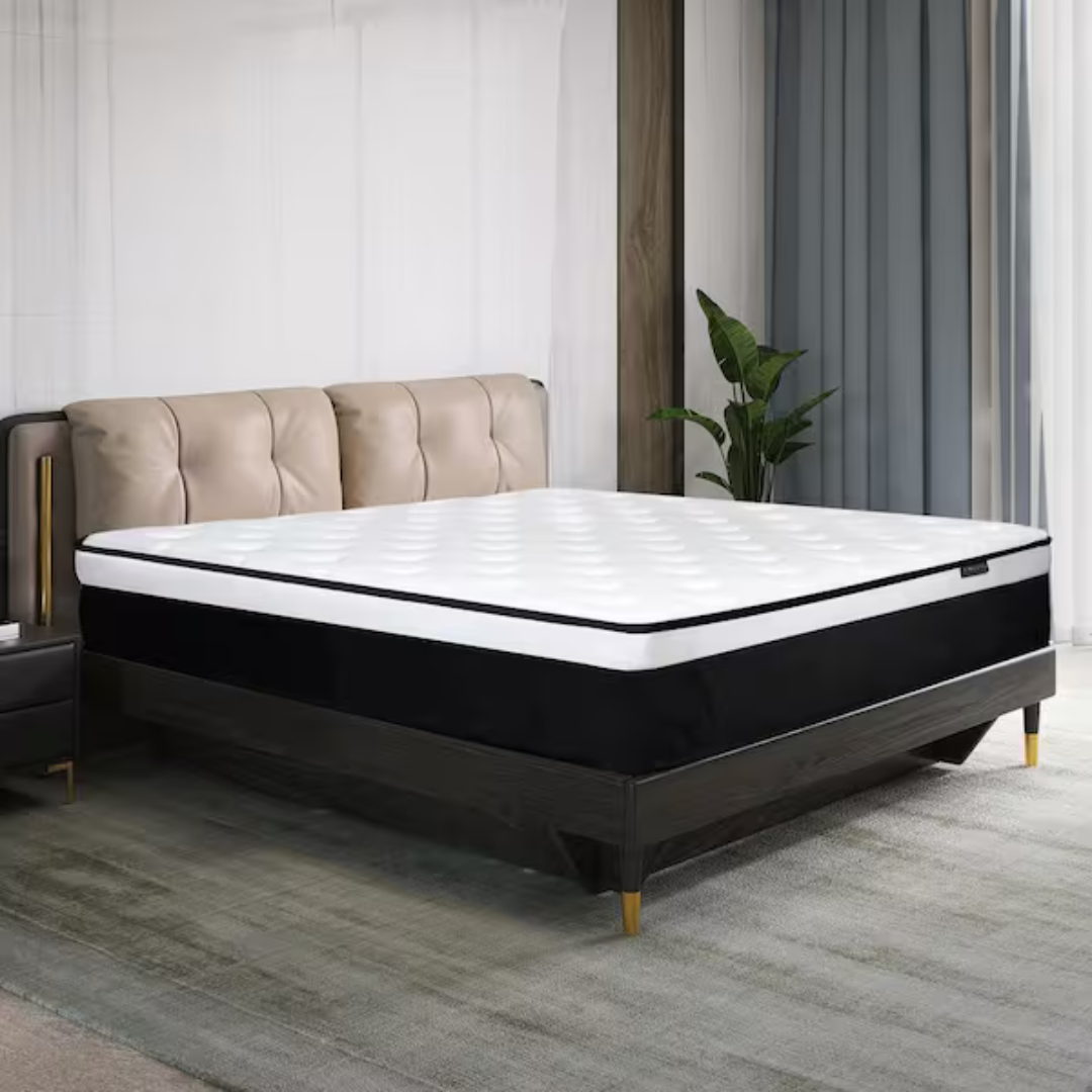 10" Chevni Luxury Queen Size Medium Memory Foam Bed-in-a-Box Mattress
