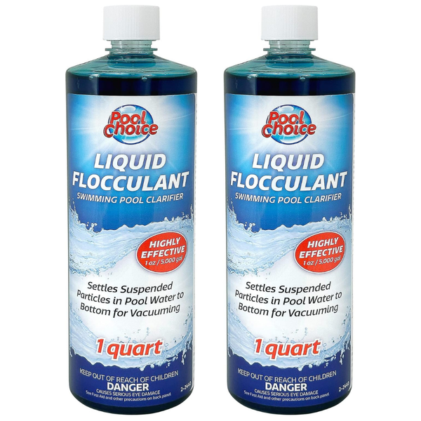 2-Pack 1-Qt Premium Liquid Flocculant Swimming Pool Clarifier