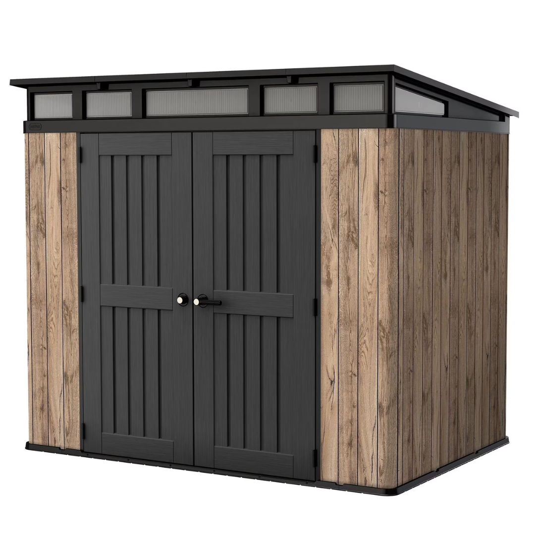 Keter 8' x 6' Signature Collection Aspen Resin Outdoor Storage Shed