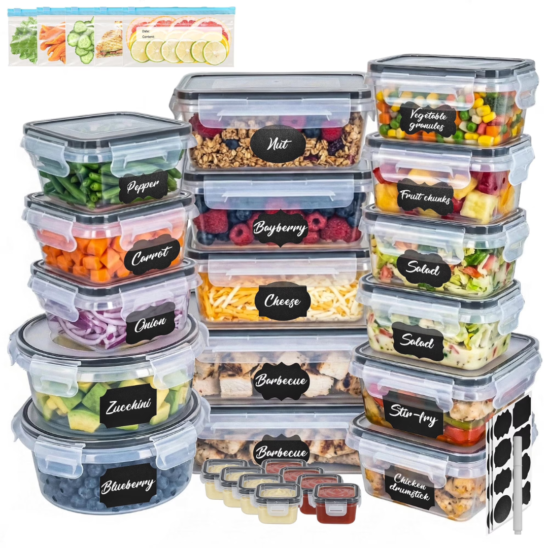 50-Piece Soulgenix Airtight Food Storage Containers with Lids