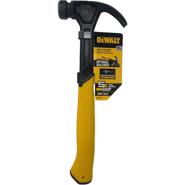 Dewalt 16 oz Smooth Face Curve Claw Hammer