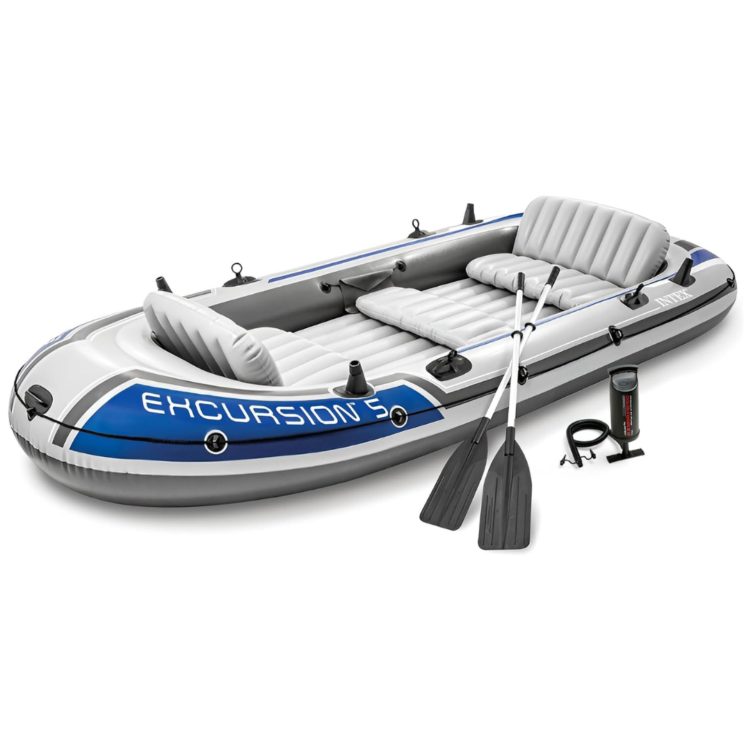 Intex Excursion 5-Person Inflatable Boat Set