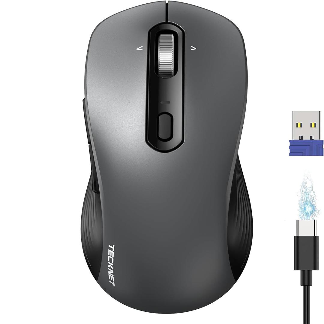 Tecknet 6-Level 4800 DPI Rechargeable Wireless Mouse
