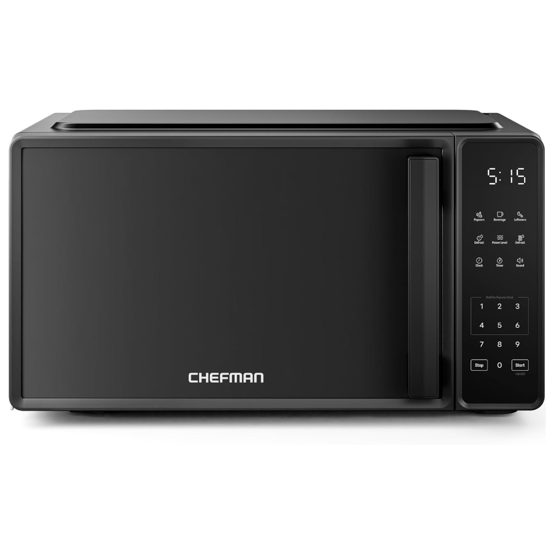 Chefman 700W 0.7 cu. ft Countertop Microwave Oven w/ 6 Cooking Presets