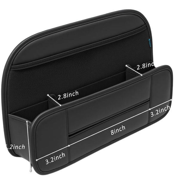 5-in-1 Premium Leather Hanging Car Backseat Organizer