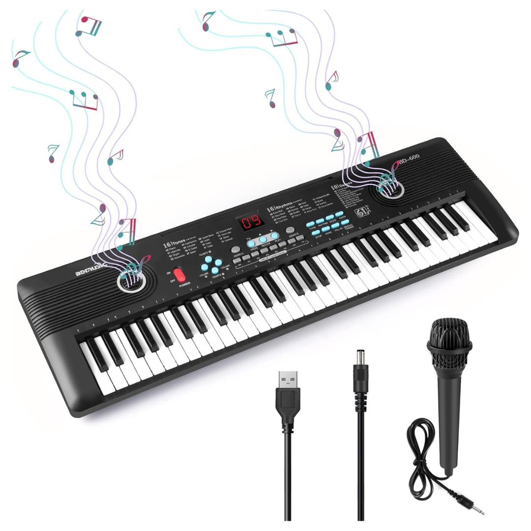 61 Key Keyboard Portable Electronic Digital Piano
