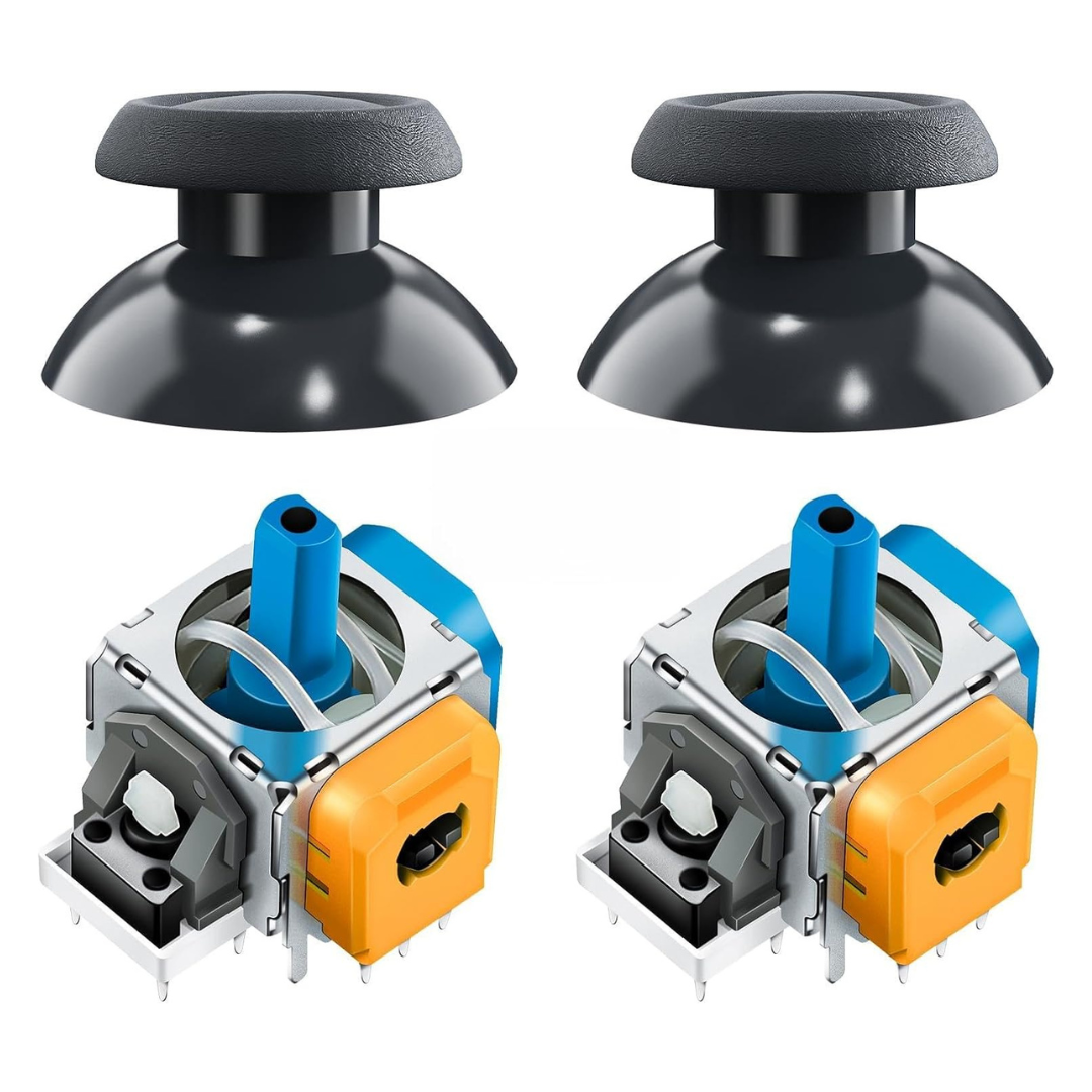 Yatao TMR Magnetic Joystick Replacement Kit W/ Thumbstick Caps (PS4)
