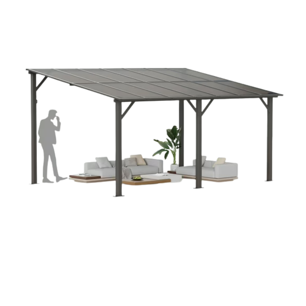 14' X 10' Aluminum Hardtop Patio Pergola