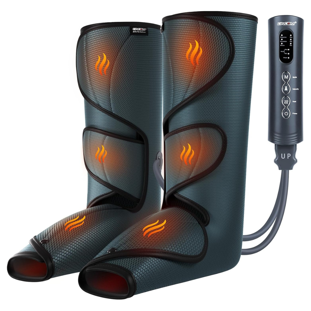 Cincom Foot & Leg Massager With Heat And Air Compression
