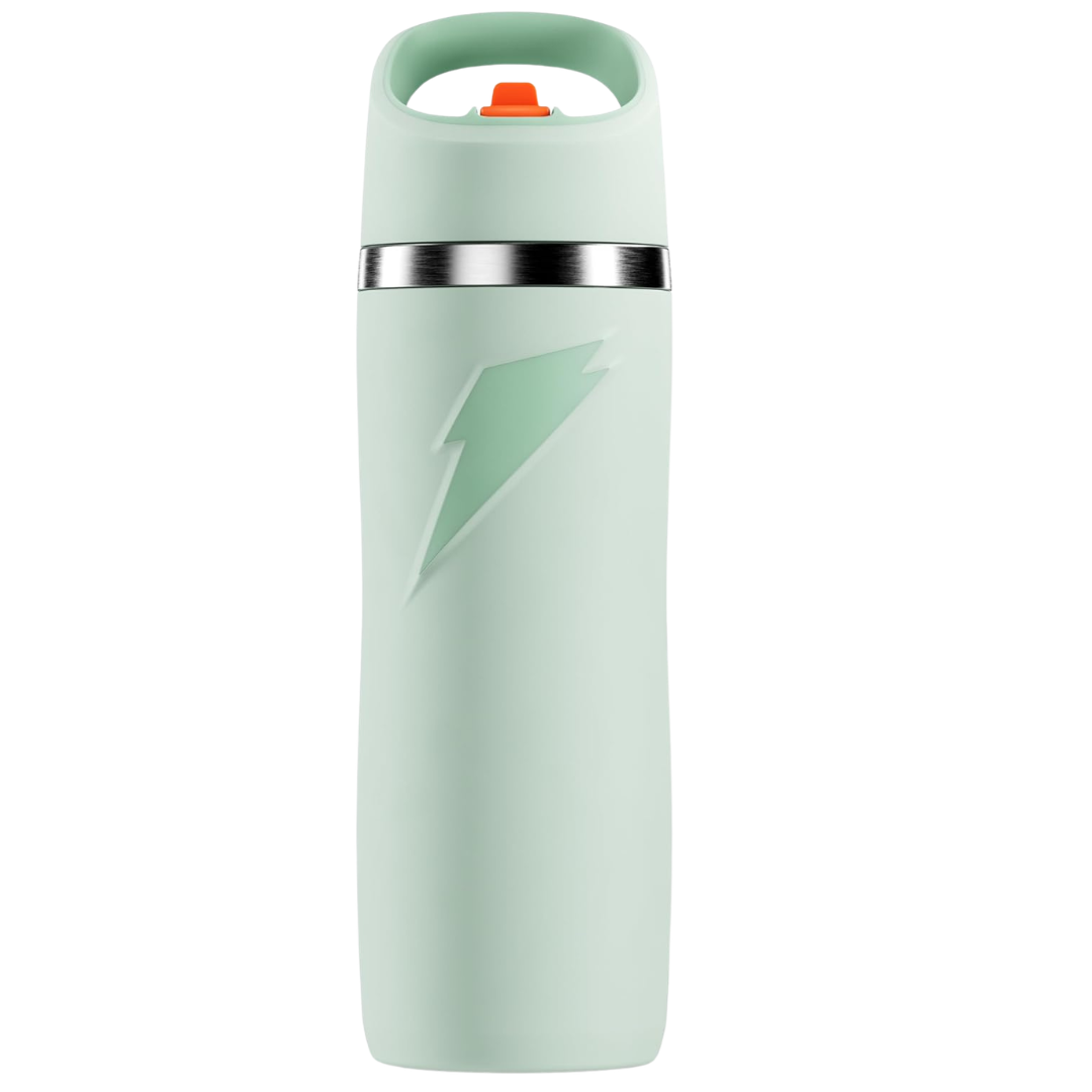 22-Oz Gatorade Overtime Stainless Steel Water Bottle W/Straw Cap (3 Colors)