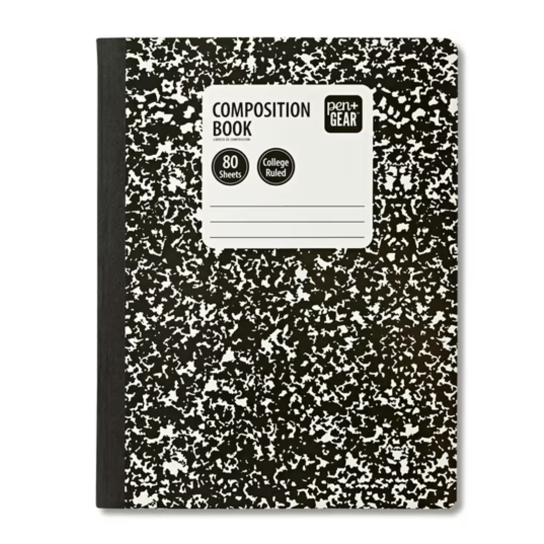 80-Sheet Pen+Gear College Ruled Composition Book