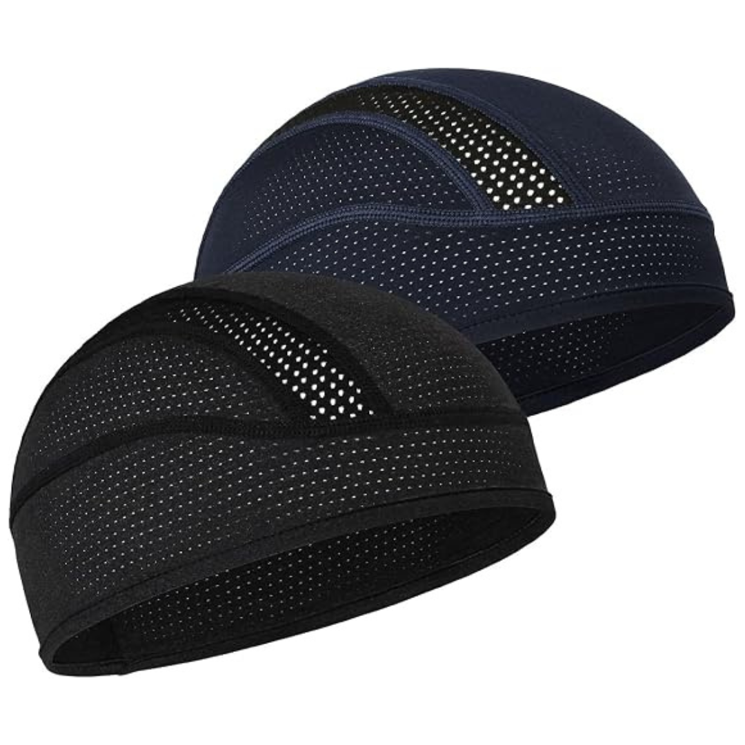 2-Pack Melasa Skull Cap Cooling Helmet Liner Beanies