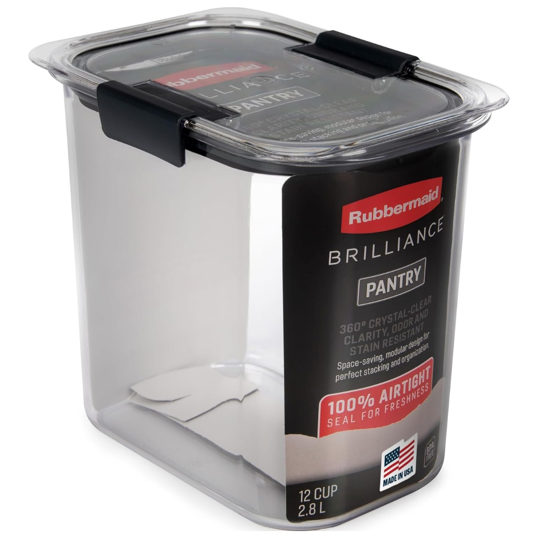 Rubbermaid Brilliance 12-Cup Food Storage Container