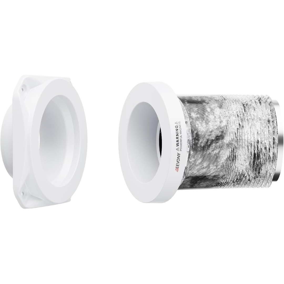 Jeevony 2.6' 4" Magnetic Dryer Vent Connector Kit