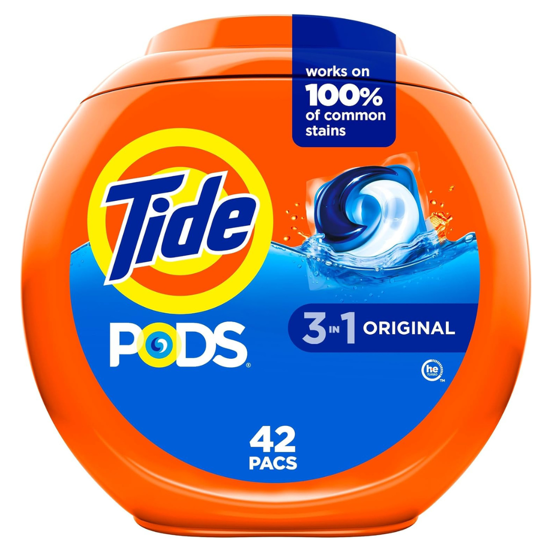 1-Pack Of 42-Count Tide Pods Liquid Laundry Detergent Pacs (Original)