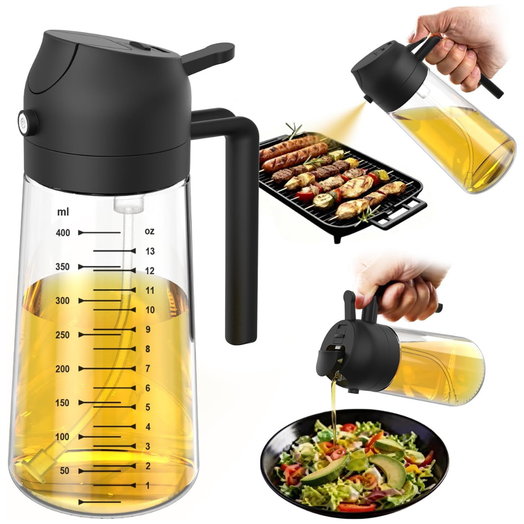 16-Oz TrendPlain 2-In-1 Olive Oil Dispenser Bottle (Various)