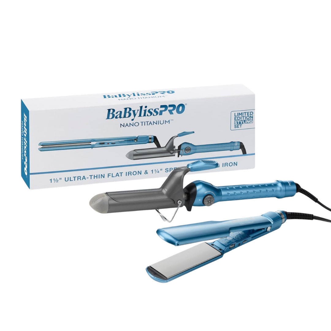 BabylissPRO Nano Titanium Ultra-Thin Hair Straightener