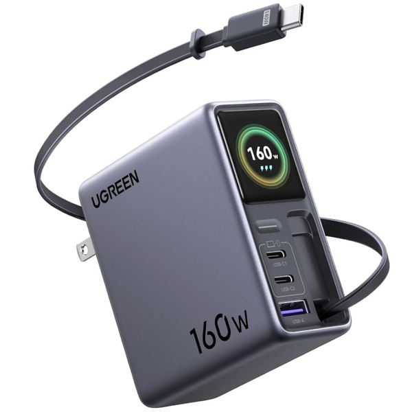 Nexode Pro 160W 4-Port GaN Fast USB C Wall Block Charger