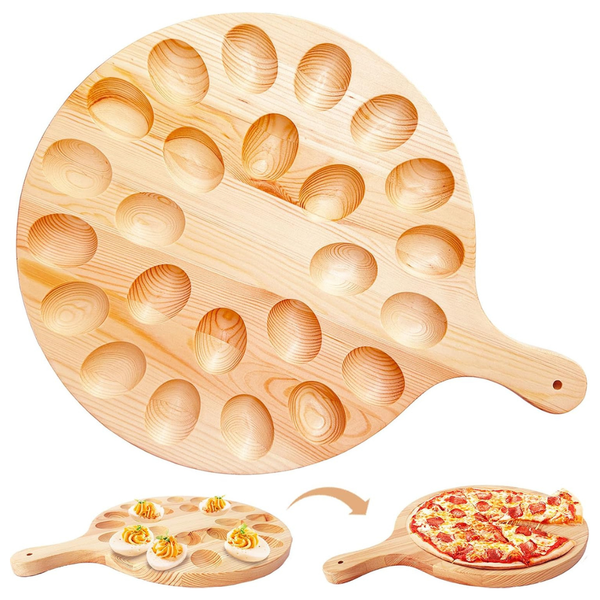 16'' X 12'' 2-Sided Charcuterie Or Deviled Egg Platter