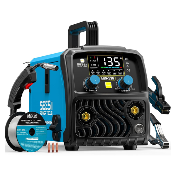 SeesII 3-in-1 35A MIG Gasless Flux Core/Lift TIG/Stick Welding Machine