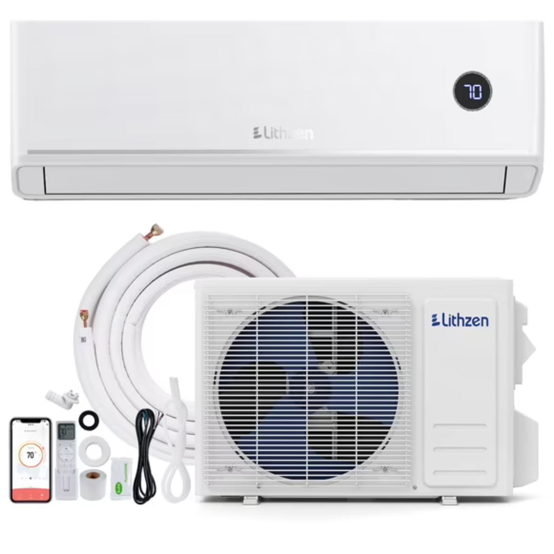 Lithzen 12000 BTU Mini Split Air Conditioner & Heater