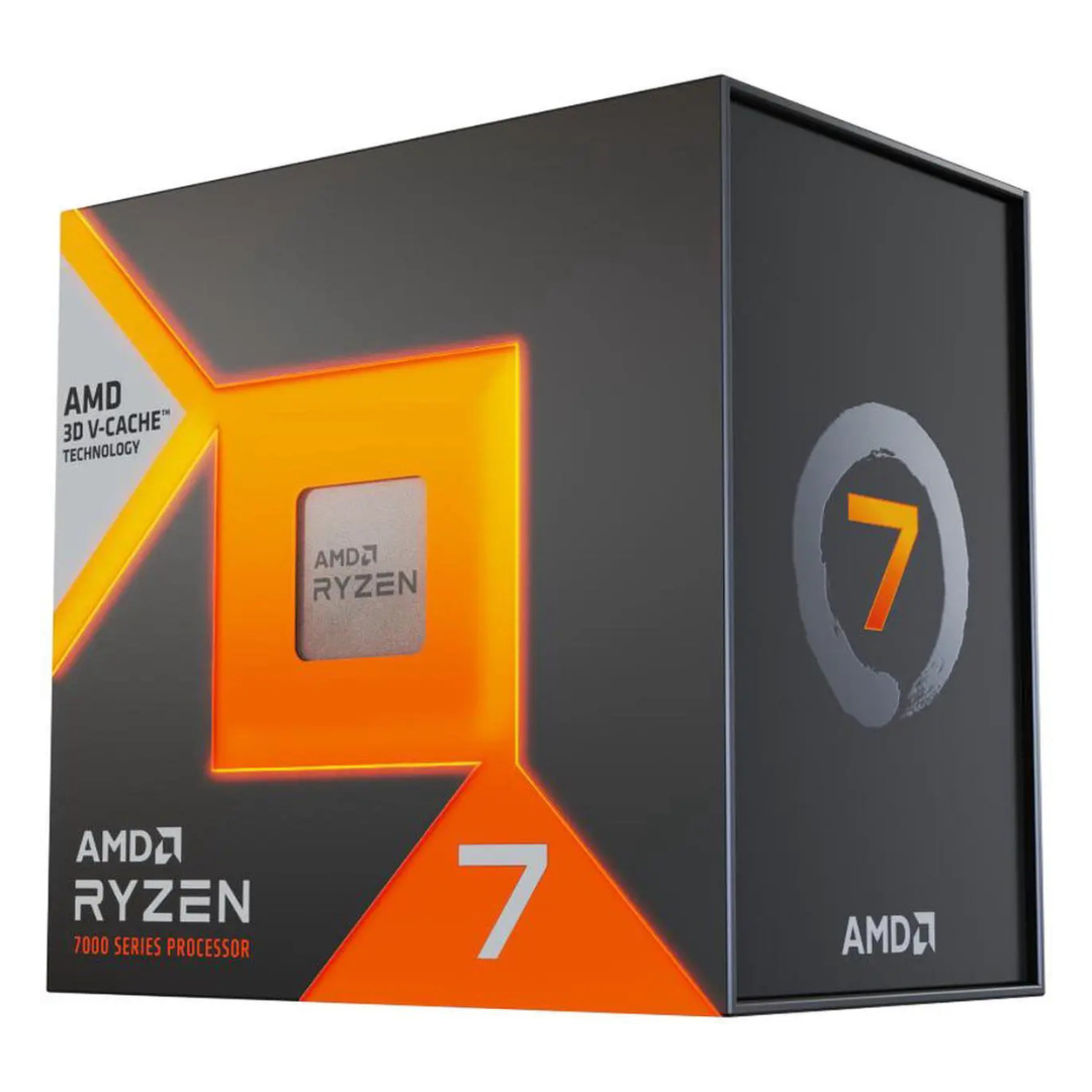 AMD Ryzen 7 7800X3D 8-Core 16-Thread Desktop Processor + Corsair CX750 80 Plus Bronze ATX Power Supply