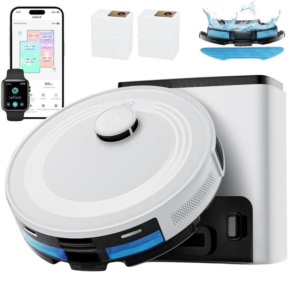 Lefant LiDAR 6000Pa Robot Vacuum And Mop