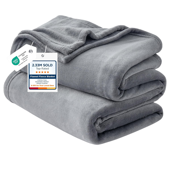 90" X 90" Bedsure Queen GentleSoft Fleece Microfiber Spring Blanket