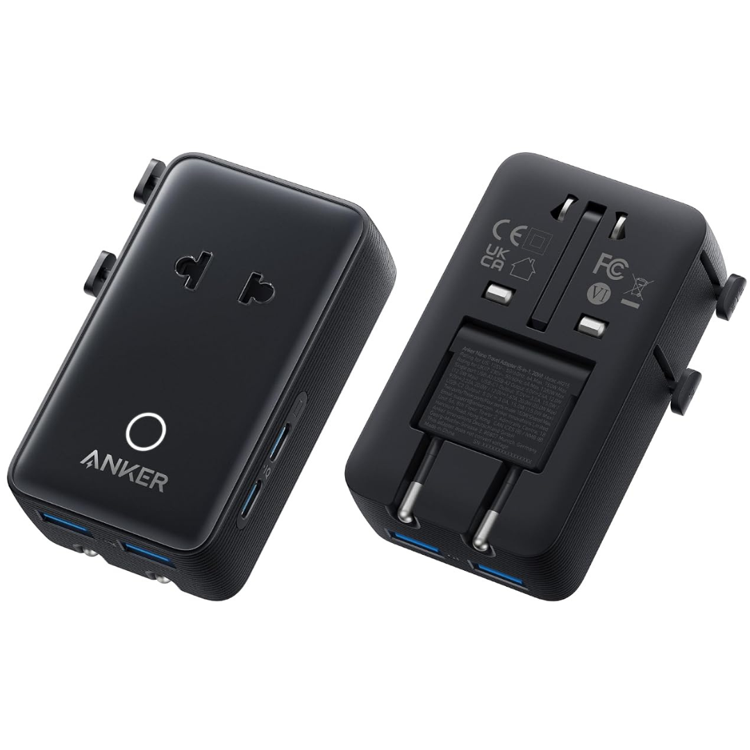 5-Port 20W Anker Nano Travel Power Adapter
