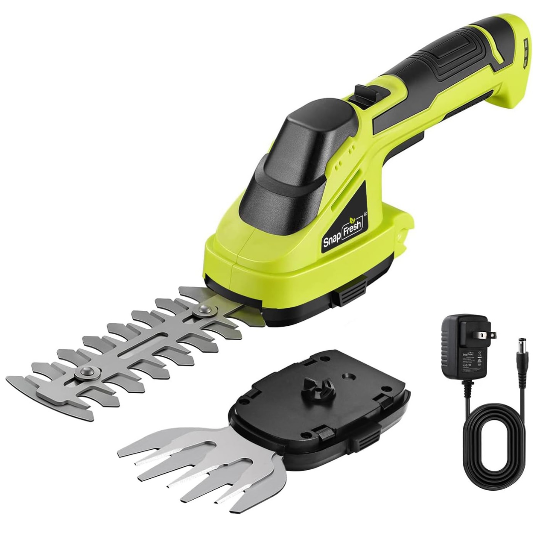 SnapFresh 7.2V 2-in-1 Cordless Grass & Hedge Trimmer