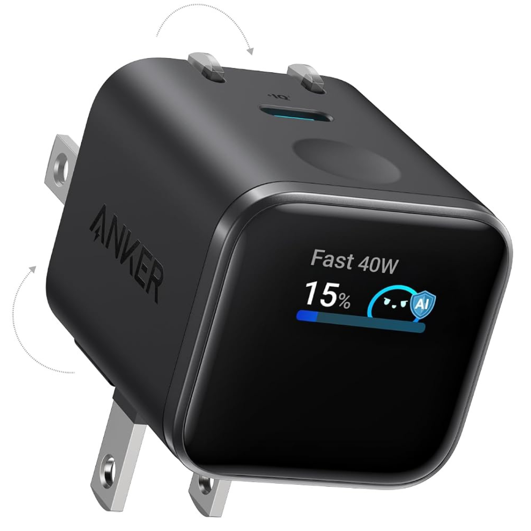 Anker Nano 45W USB-C Charger With Smart Display (4 Colors)