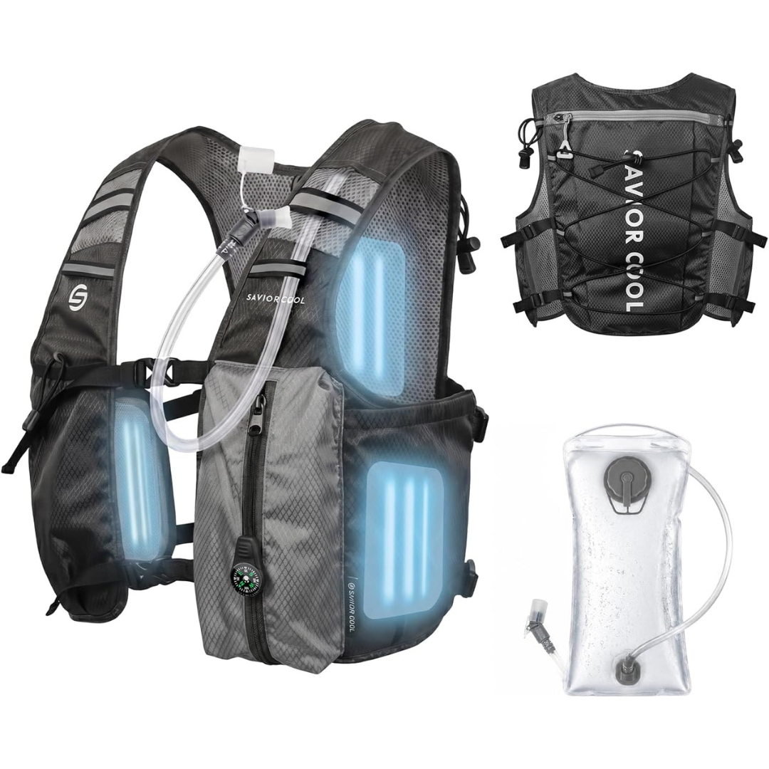 Cooling Hydration Vest W/ 2L BPA-Free Water Bladder (5 Colors)