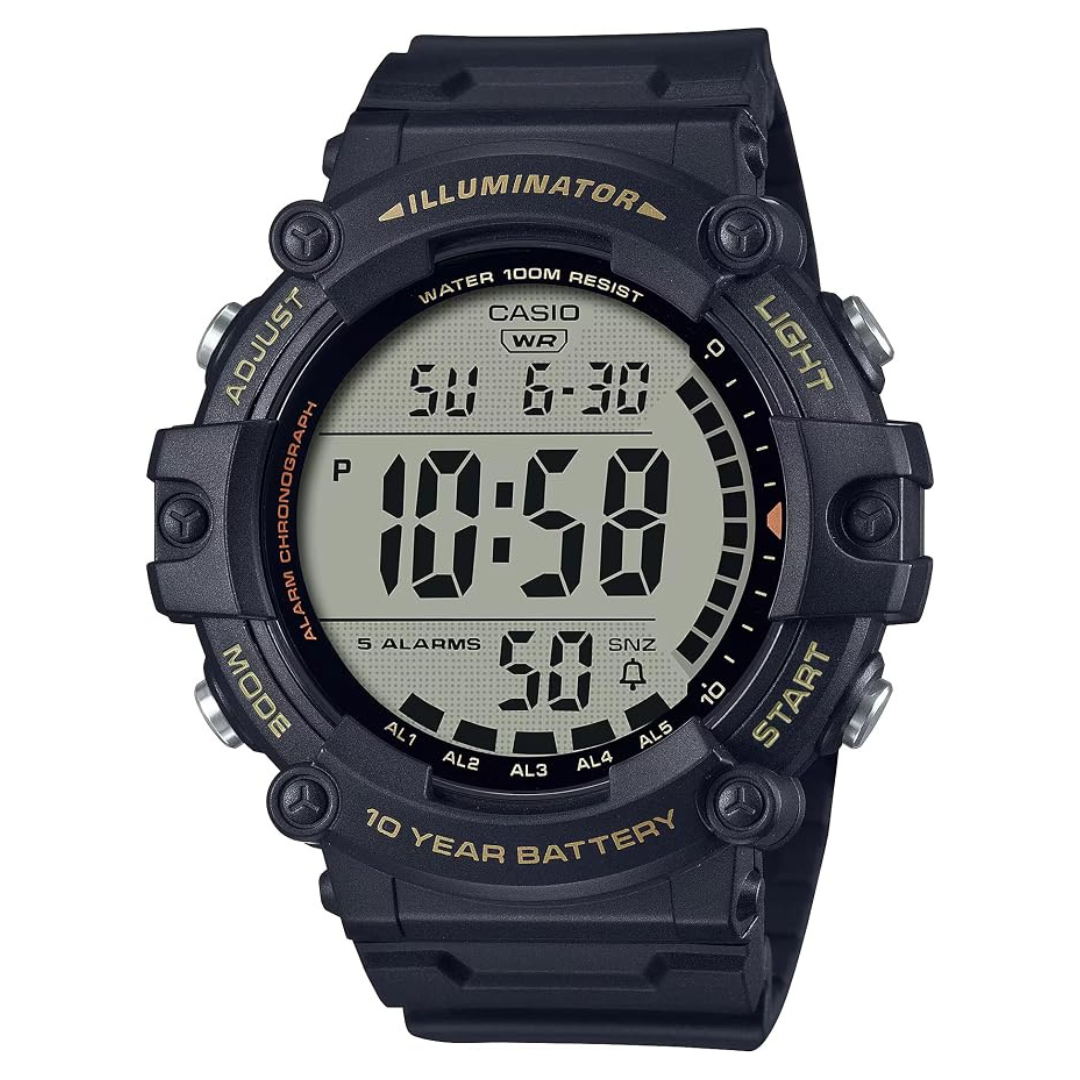 Casio Illuminator AE1500WH Series Men's Digital Watch (Black)