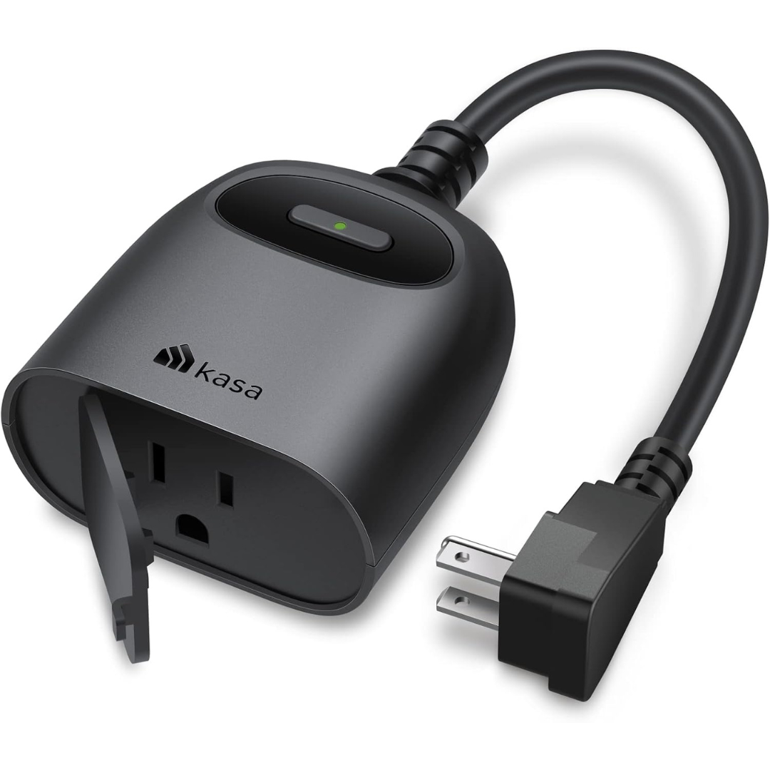 Kasa Smart Home Wi-Fi Outlet Timer Max Load 15A/1875W Plug