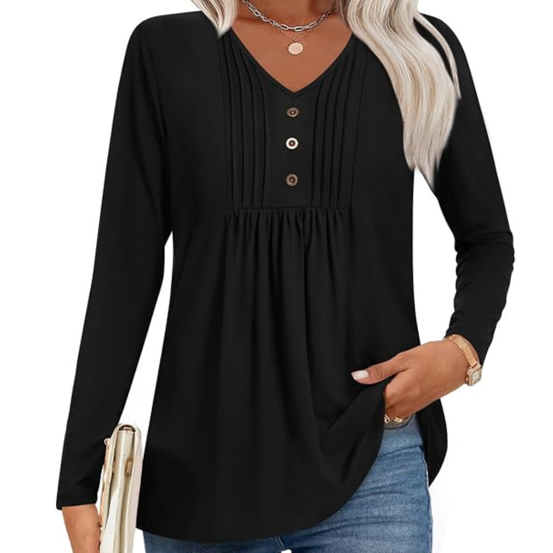 Women's Long Sleeve Tunic Tops