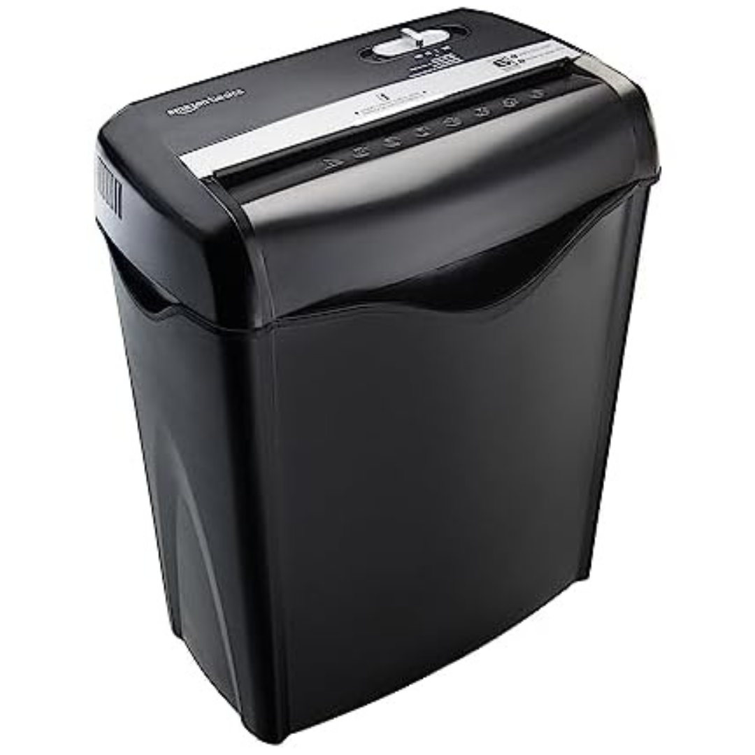 Amazon Basics 6-Sheet Cross Cut Paper & Credit Card Shredders