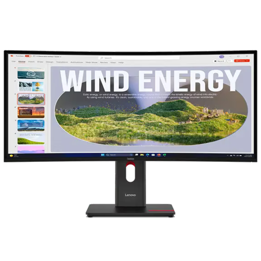 34" Lenovo ThinkVision Curved WQHD 120Hz 4ms VA WLED Monitor