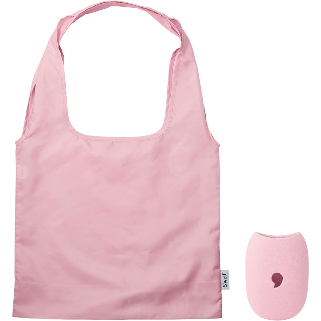 S'well Droplet Packable Reusable Tote Bag W/ Silicon Storage Capsule