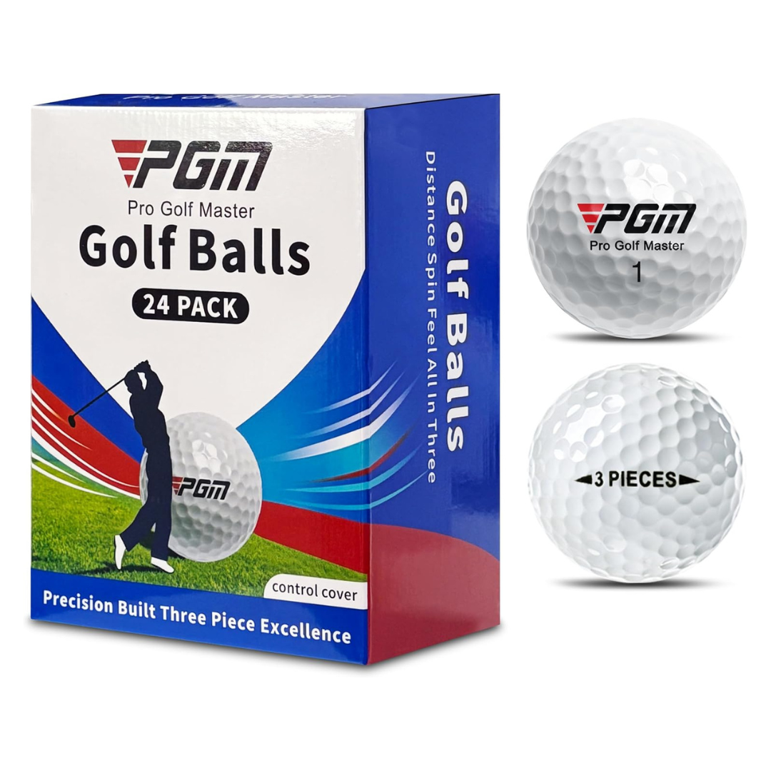 24-Pack PGM 3-Piece Standard Control Balanced Golf Balls