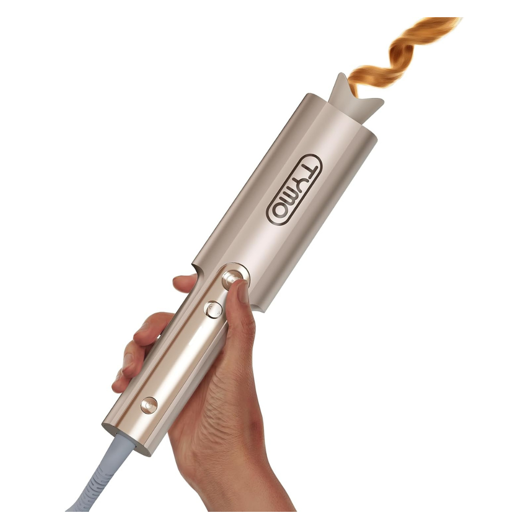 TYMO CurlPro Plus Automatic Dual Voltage Rotating Curling Iron