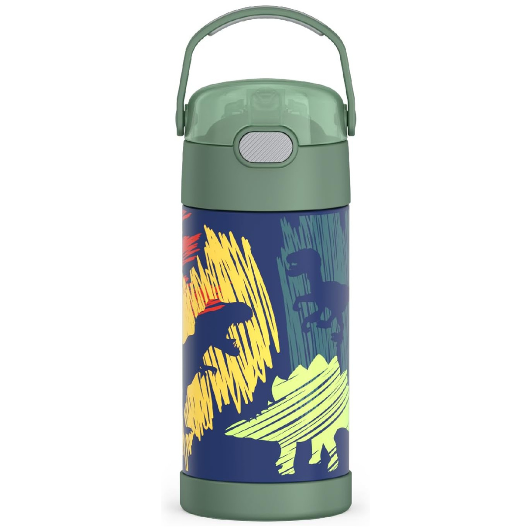 12-Oz Thermos Funtainer Kids Stainless Steel Water Bottle With Straw (4 Colors)
