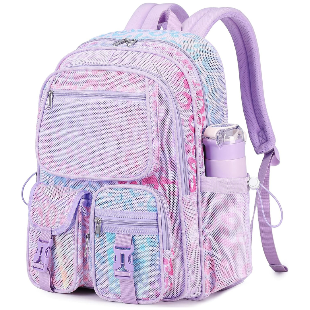 Heavy-Duty See-Through Net Backpack (3 Colors)