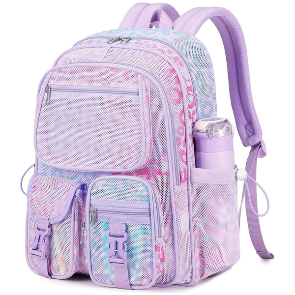 Heavy-Duty See-Through Net Backpack (3 Colors)