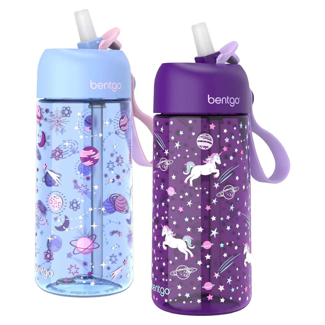 2-Pack 15 oz Bentgo Kids Water Bottle