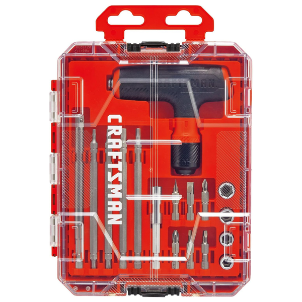 20-Piece Craftsman T-Handle Ratcheting Wrench Set (CMHT68133)